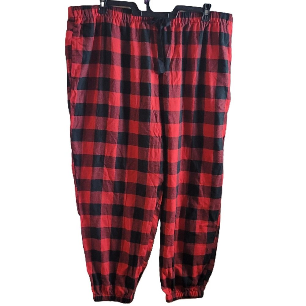 Old Navy Woman Red Plaid Pajama Pants Size 2X (NWT)